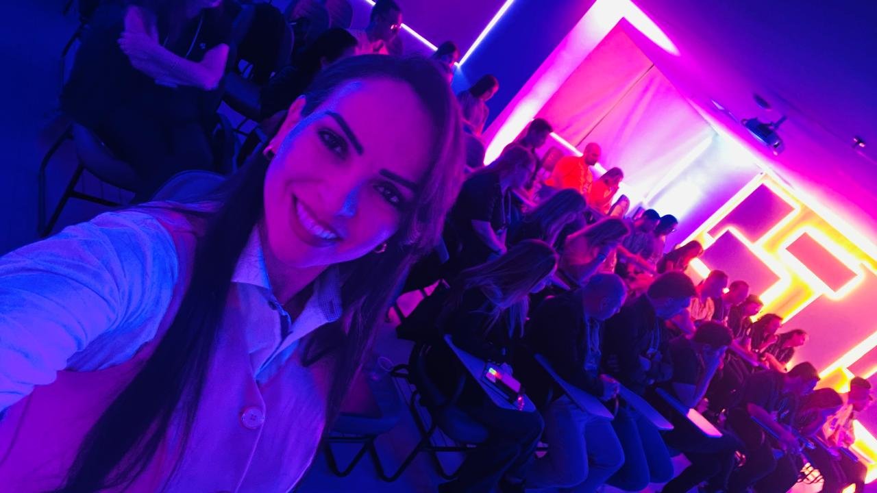 Momento de imersão em evento Trinus