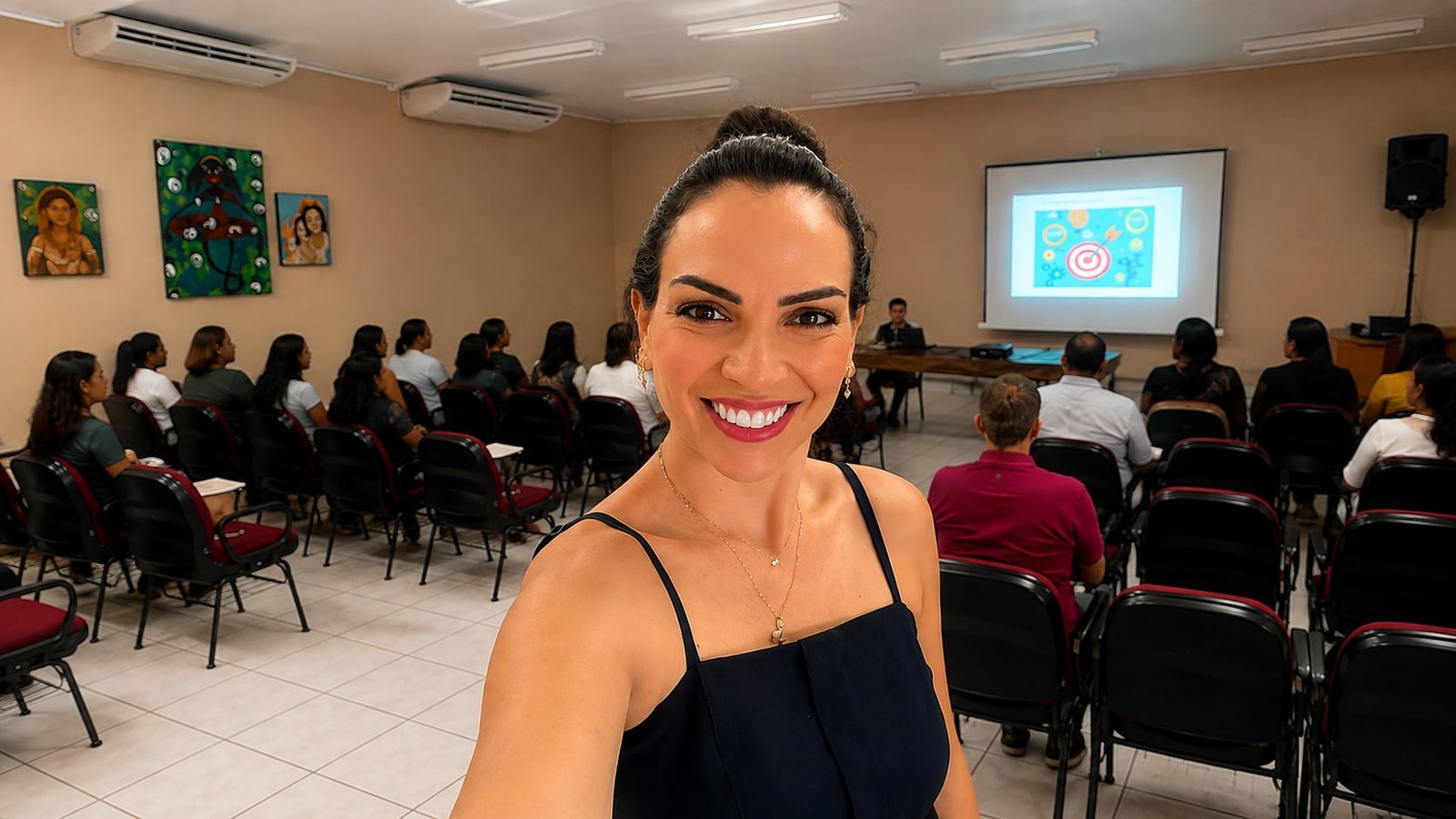 Momento de perto durante um treinamento da Trinus